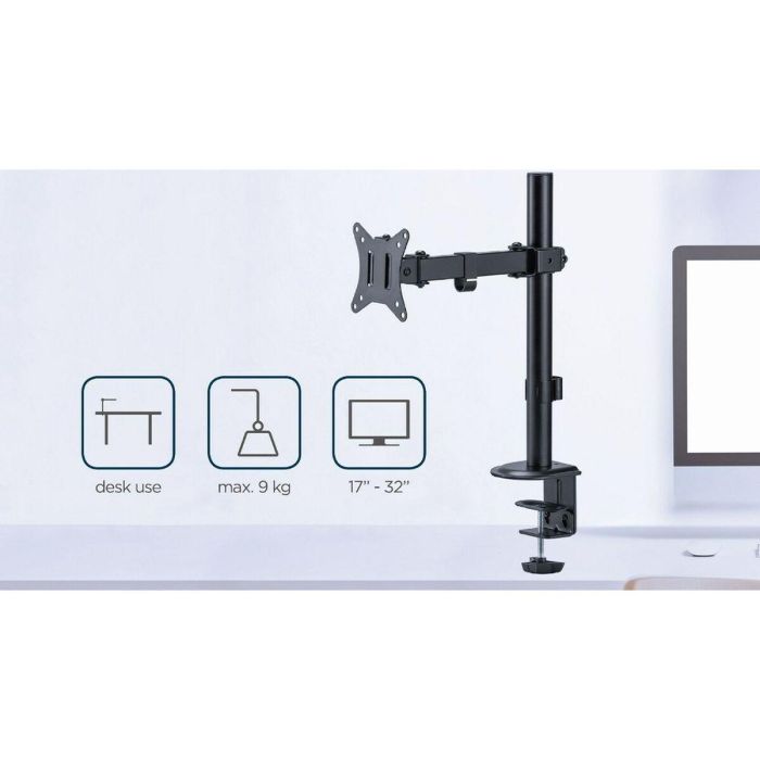 Gembird MA-D1-03 soporte para monitor 81,3 cm (32") Escritorio Negro 6 Gembird MA-D1-03 soporte para monitor 81,3 cm (32") Escritorio Negro 6