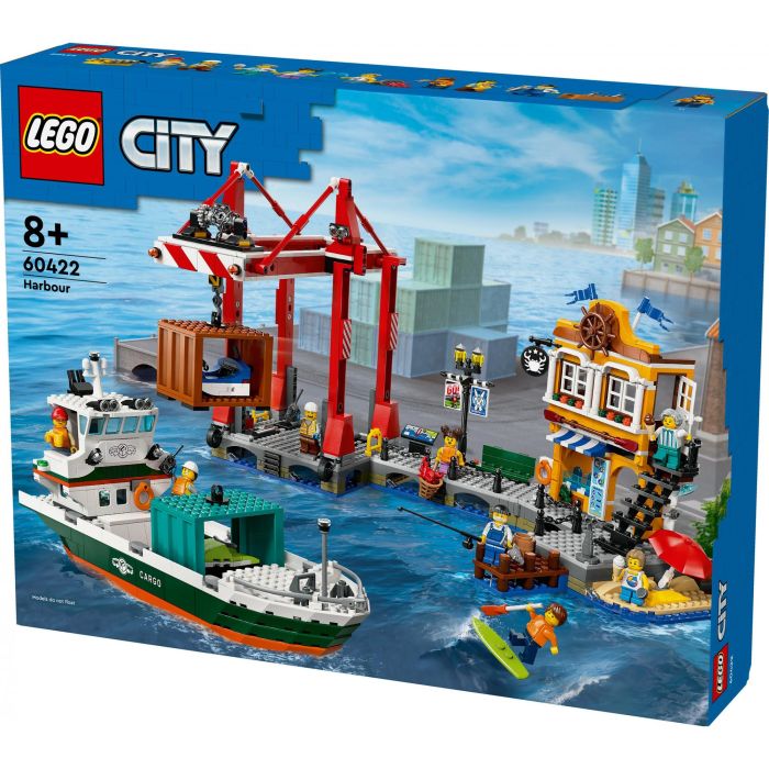 LEGO 60422 City El Puerto y el Barco Mercante, juguete de construcción para 8+ años 11 LEGO 60422 City El Puerto y el Barco Mercante, juguete de construcción para 8+ años 11