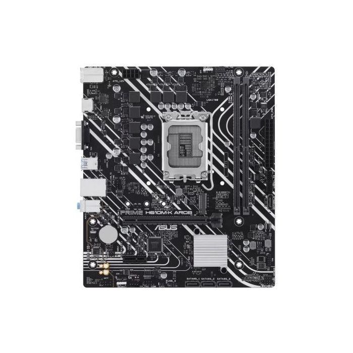 PLACA ASUS PRIME H610M-K ARGBINTEL1700 2DDR5 HDMI/VGA PCIE4.0 4SATA3 USB3.2 MATX 1 PLACA ASUS PRIME H610M-K ARGBINTEL1700 2DDR5 HDMI/VGA PCIE4.0 4SATA3 USB3.2 MATX 1