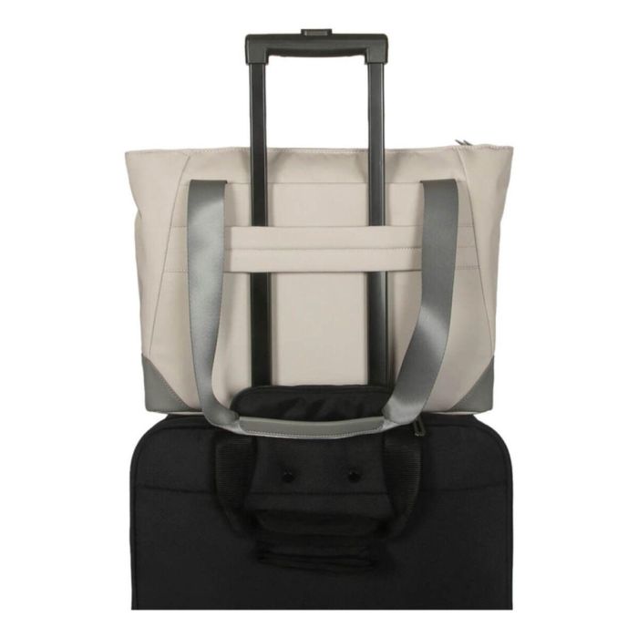 Targus TBA00113GL Bolso Tote Ávila para Portátil 16 pulgadas, Dama, EcoSmart, Cierre Magnético, Resistente al Agua, Roble 1