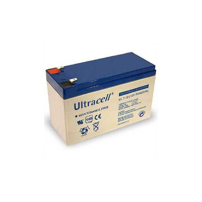 Ultracell 12V, 151 x 93 x 63.5 mm, F1/F2