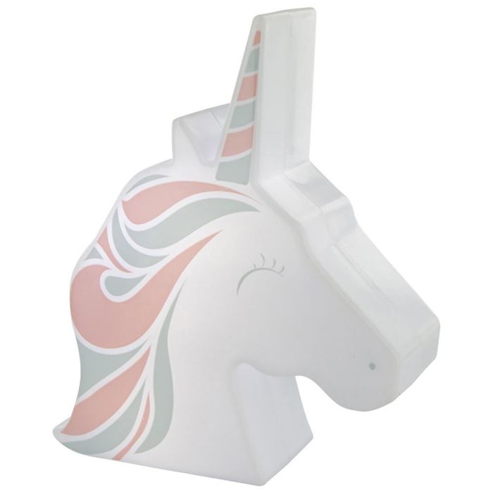 Home Deco Kids Luz Quitamiedos Unicornio Licorne con Proyector Arcoíris 16 cm 2