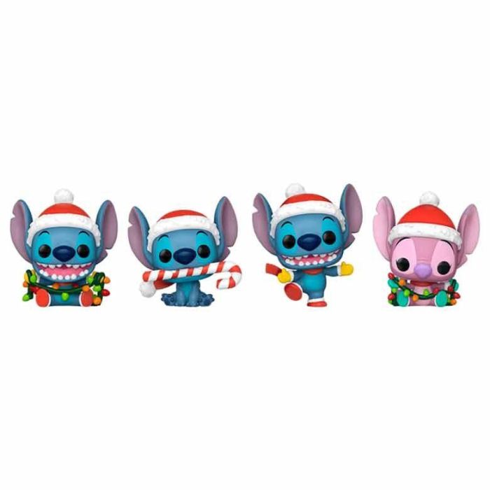 Arbol Navidad con 4 figuras Pocket POP Disney Stitch 1 Arbol Navidad con 4 figuras Pocket POP Disney Stitch 1