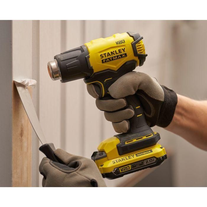 Pistola de Calor - STANLEY FATMAX V20 - SFMCE530B-XJ - 510° - Litio 18V - Sin Batería 2 Pistola de Calor - STANLEY FATMAX V20 - SFMCE530B-XJ - 510° - Litio 18V - Sin Batería 2