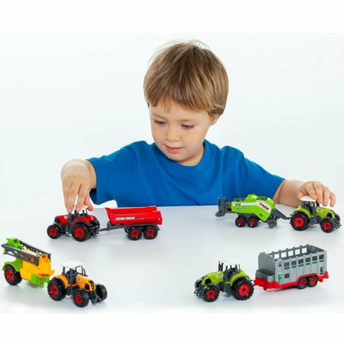 Tractor granja con remolque. escala 1:50 - modelos surtidos 8 Tractor granja con remolque. escala 1:50 - modelos surtidos 8
