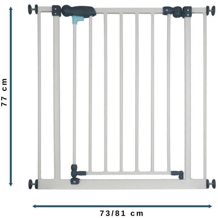 Barrera de seguridad infantil extensible NIDALYS Aalto 2