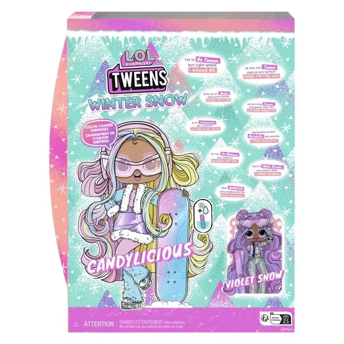 L.O.L. Surprise! Muñeca de nieve de invierno Tweens Candylicious - Edad 4+ 4