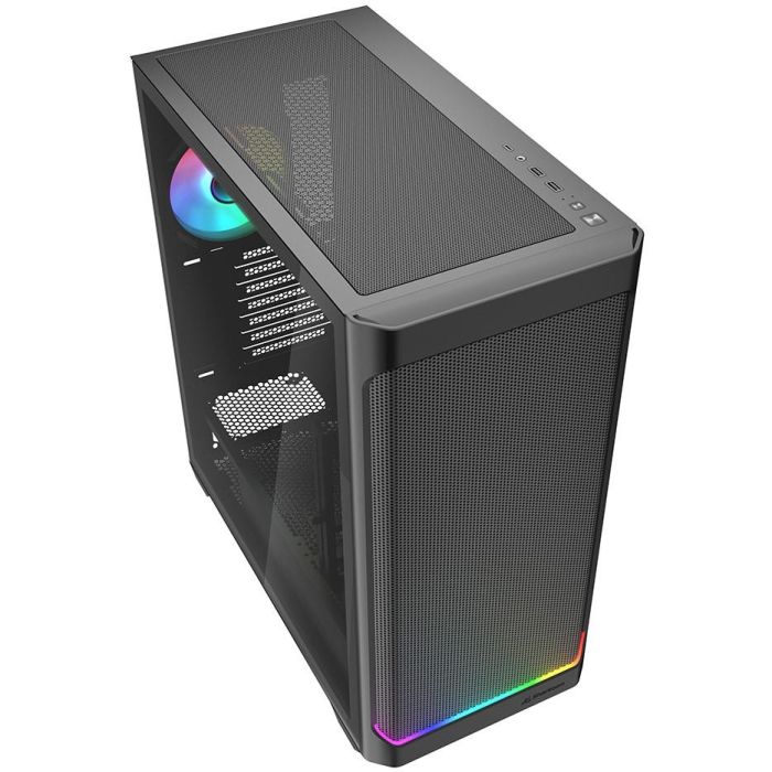 Sharkoon AK4W RGB ATX - Caja de Ordenador con Cristal Templado, Negro 2