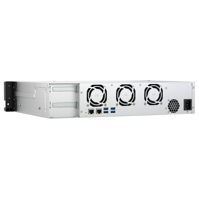 QNAP TS-855eU-8G 8-bay Rackmount NAS Intel Atom C5125 8C 2.8GHz 8GB RAM 2x2.5GbE 2xM.2 2xPCIe Gen3 PSU 2