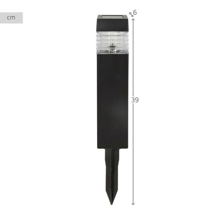 Set de estacas solares de jardín Aktive 4 Piezas Plástico 6 x 39,5 x 6 cm (4 Unidades) 1 Set de estacas solares de jardín Aktive 4 Piezas Plástico 6 x 39,5 x 6 cm (4 Unidades) 1