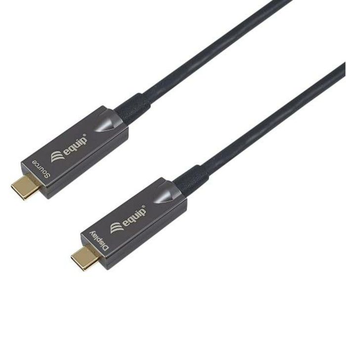 Cable USB-C a USB-C Equip 119461 5 m Negro Cable USB-C a USB-C Equip 119461 5 m Negro