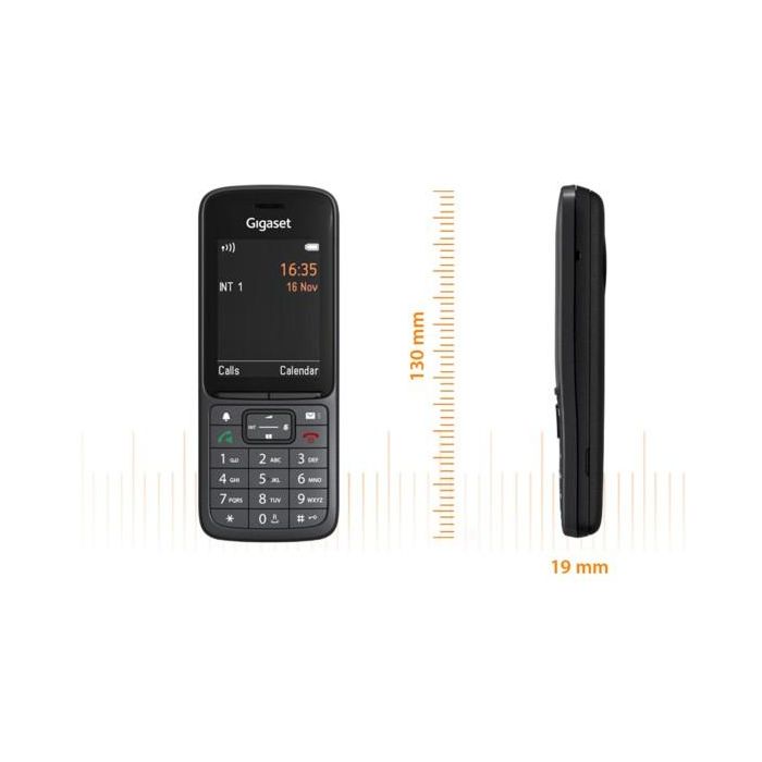 Gigaset SL800H Pro Teléfono Inalámbrico DECT/analógico, Terminal con Altavoz, Agenda 500 Contactos, Antracita 3 Gigaset SL800H Pro Teléfono Inalámbrico DECT/analógico, Terminal con Altavoz, Agenda 500 Contactos, Antracita 3