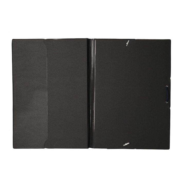 Carpeta Liderpapel Gomas Folio Sencilla Pvc Azul 6