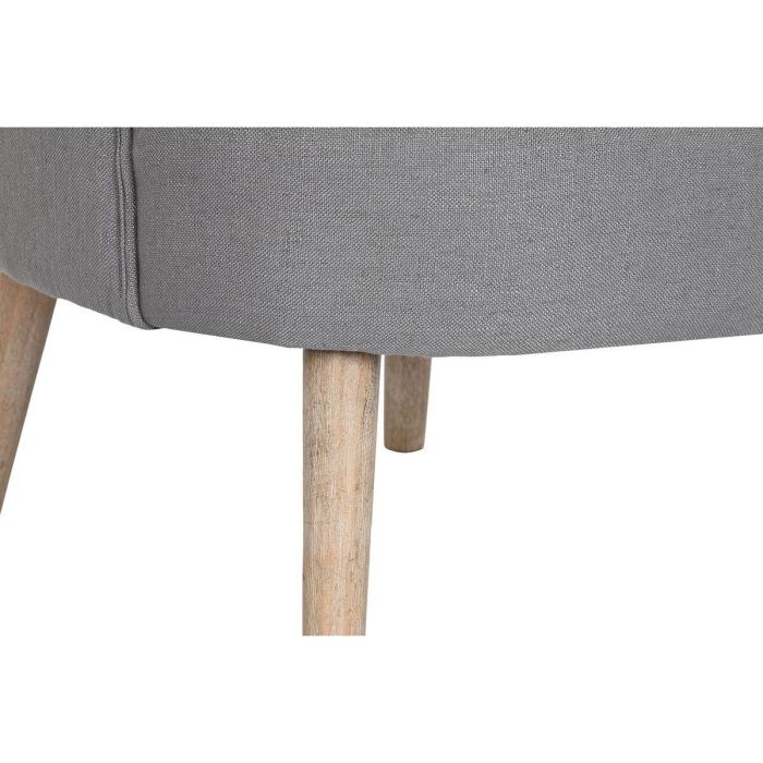 Sillón DKD Home Decor Abeto Poliéster Gris oscuro (66 x 70 x 88 cm) 1 Sillón DKD Home Decor Abeto Poliéster Gris oscuro (66 x 70 x 88 cm) 1