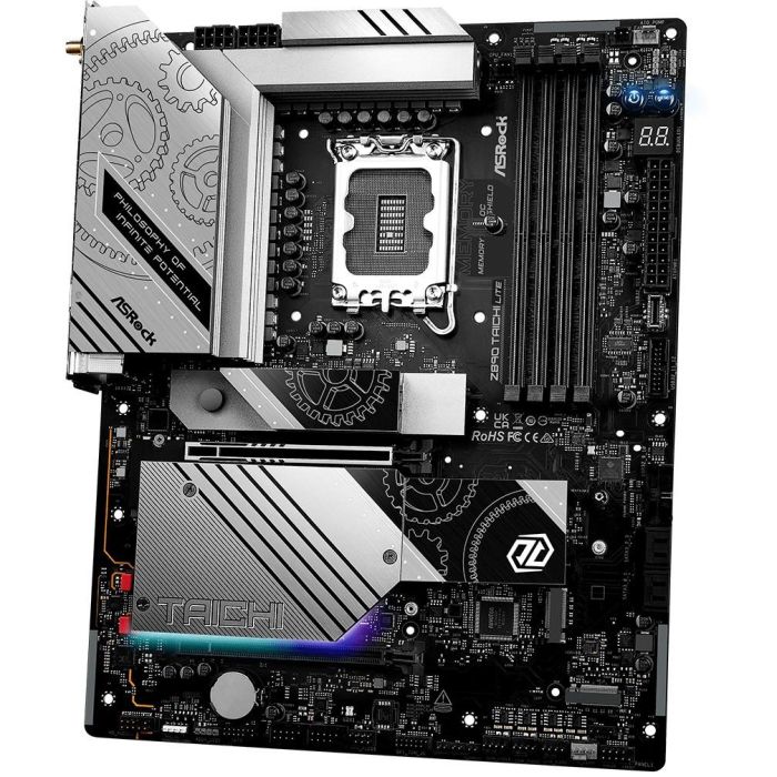 ASRock Placa Base Z890 TAICHI LITE Intel 1851 90-MXBPQ0-A0UAYZ, 4 DDR5 256GB, Wi-Fi 7, ATX 4 ASRock Placa Base Z890 TAICHI LITE Intel 1851 90-MXBPQ0-A0UAYZ, 4 DDR5 256GB, Wi-Fi 7, ATX 4