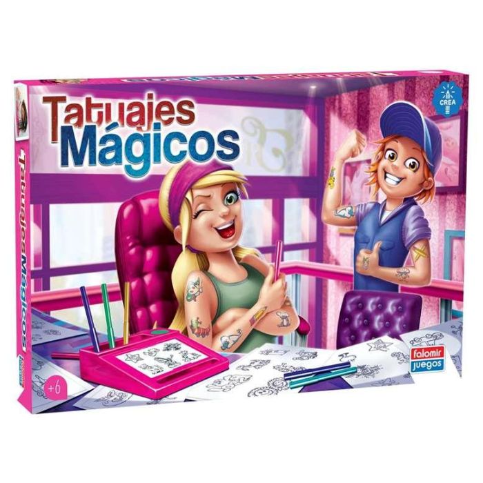 Juego tatuajes magicos rosa 112 tatuajes 1 Juego tatuajes magicos rosa 112 tatuajes 1