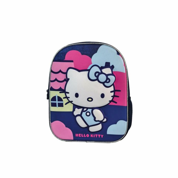Hello Kitty Mochila Preescolar 3D, Bolsillo Lateral, Interior Forrado y Personalizado - Textil 5 Hello Kitty Mochila Preescolar 3D, Bolsillo Lateral, Interior Forrado y Personalizado - Textil 5