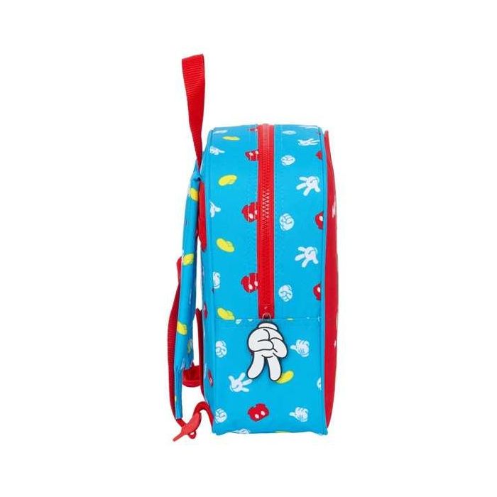 Mochila Infantil Mickey Mouse Clubhouse Fantastic Azul Rojo 22 x 27 x 10 cm 3