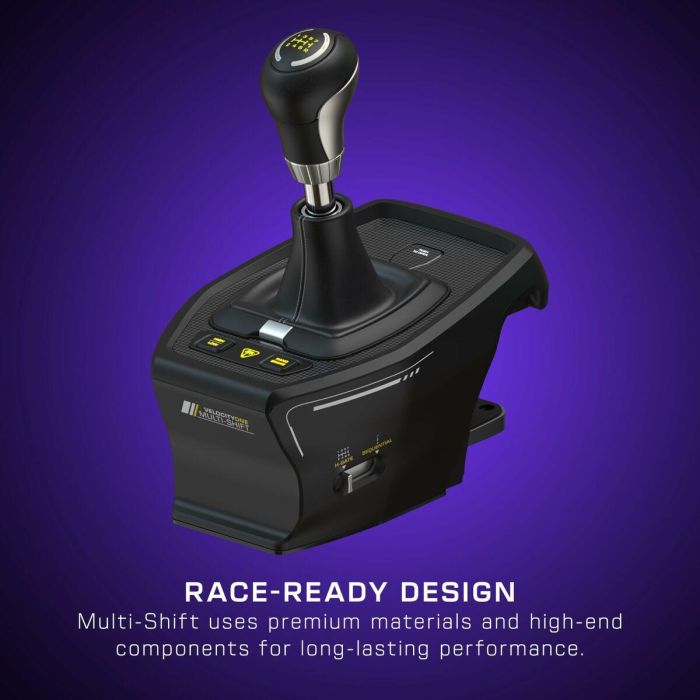 Turtle Beach TBS-0001-05 VelocityOne™ Multi-Shift Palanca de Cambios y Freno de Mano Universal - Negro 10