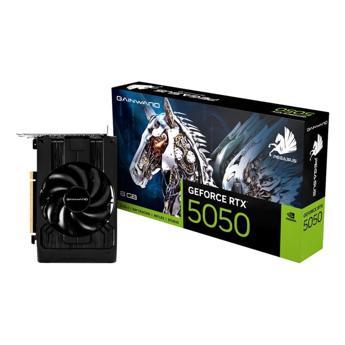 Gainward RTX 5050 Pegasus Tarjeta Gráfica 8GB GDDR6 PCI Express 5.0 NVIDIA GeForce RTX 5050 7680 x 4320 Pixeles 8