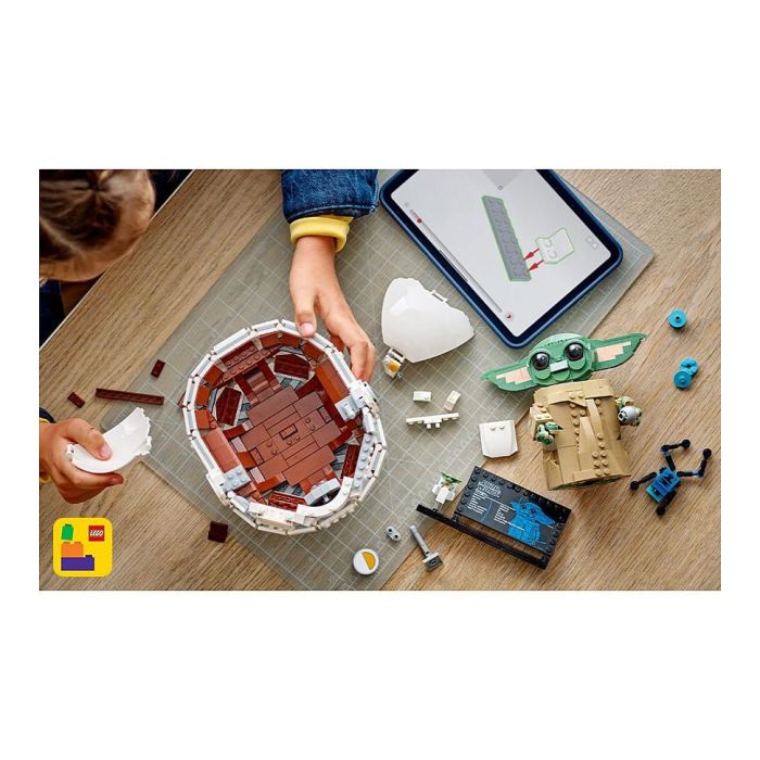 Lego Star Wars 75403 The Mandalorian Grogu y su cochecito - Set de construcción 10 años