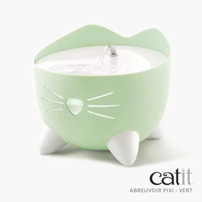 Cat It Fuente de Agua Automática para Gatos - 2,5 L - Verde 0 Cat It Fuente de Agua Automática para Gatos - 2,5 L - Verde 0