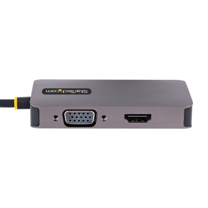 Startechcom Adaptador USB-C a HDMI DVI VGA 4K 60Hz Multipuerto Compatible Thunderbolt 3/4