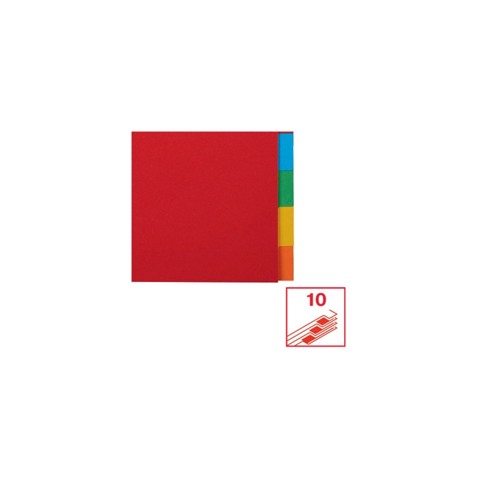 Separadores Esselte Multicolor Cartón (10 Unidades) 1