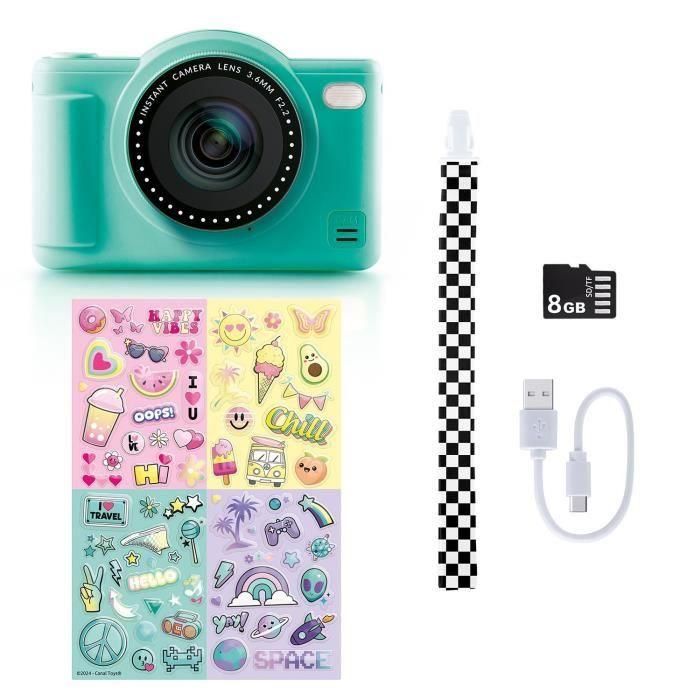 Canal Toys - Creador de Fotos - Cámara Digital Pop Color Verde - Con Tarjeta SD de 32GB incluida 1 Canal Toys - Creador de Fotos - Cámara Digital Pop Color Verde - Con Tarjeta SD de 32GB incluida 1