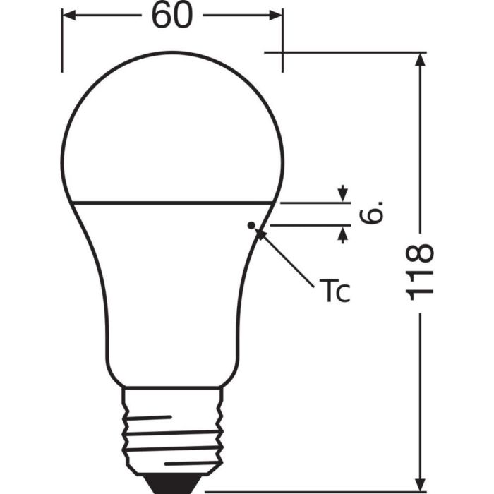 [LVE-4099854048968] Ledvance/Osram Bombilla LED "Classic" E27 13W 1521Lm 4000K 200º IP20 2