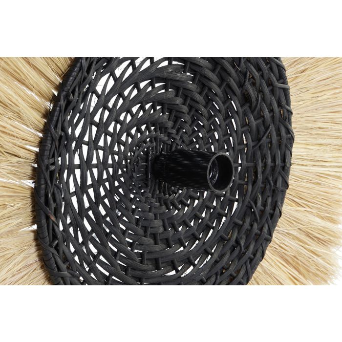 DKD Home Decor Lámpara Aplique de Pared Estilo Colonial con Pantalla de Yute y Cuerpo de Hierro 42x42cm Natural Negro E14 25W 3 DKD Home Decor Lámpara Aplique de Pared Estilo Colonial con Pantalla de Yute y Cuerpo de Hierro 42x42cm Natural Negro E14 25W 3