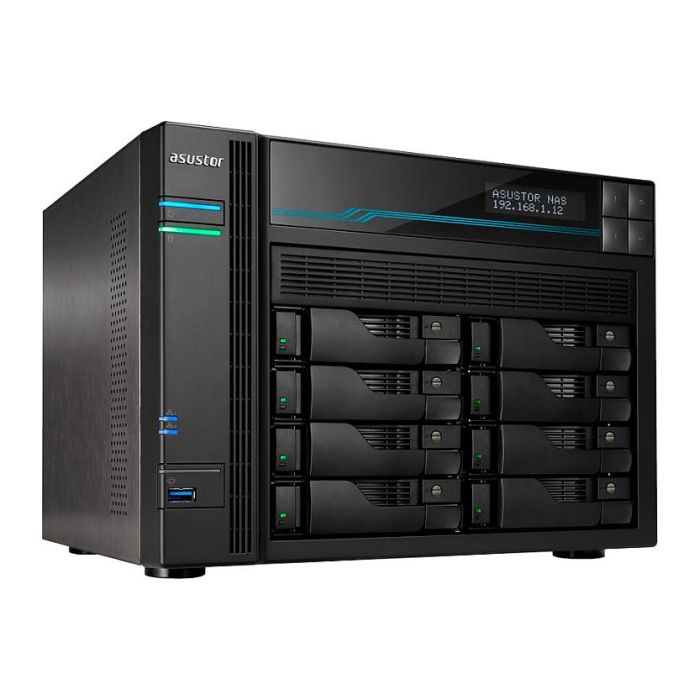 Asustor AS6508T Servidor NAS Tower 8 Bahías 8GB DDR4 5