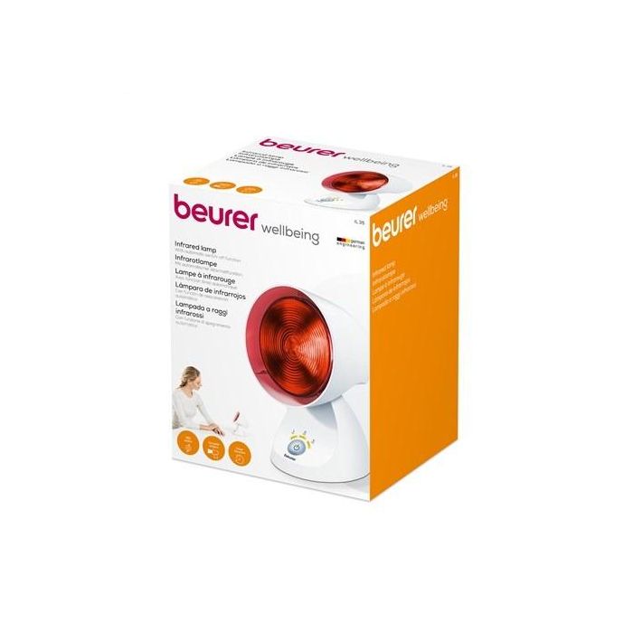 Beurer Lámpara Infrarrojos IL-35 (616.12) para Resfriados y Dolores Musculares con Gafas 4