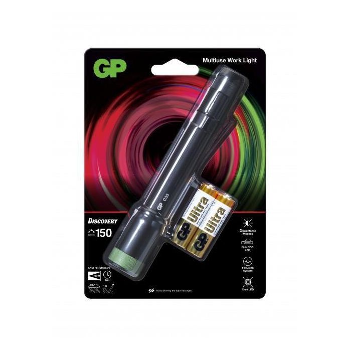 GP Discovery Work Light with Side COB LED 150lm/180lm - C33 2 GP Discovery Work Light with Side COB LED 150lm/180lm - C33 2
