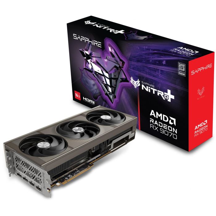 Sapphire Nitro+ Radeon RX 9070 OC GDDR6 16GB, 3 Ventiladores, PCI Express x16 5.0 para Gaming y Edición 6 Sapphire Nitro+ Radeon RX 9070 OC GDDR6 16GB, 3 Ventiladores, PCI Express x16 5.0 para Gaming y Edición 6