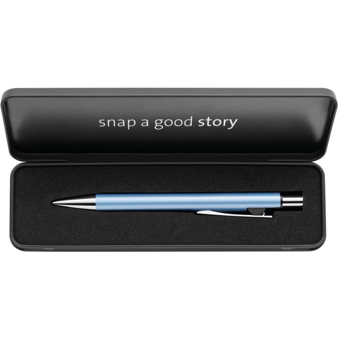 Pelikan Kugelschreiber Snap Metalic K10 Frostblau im Etui 6 Pelikan Kugelschreiber Snap Metalic K10 Frostblau im Etui 6