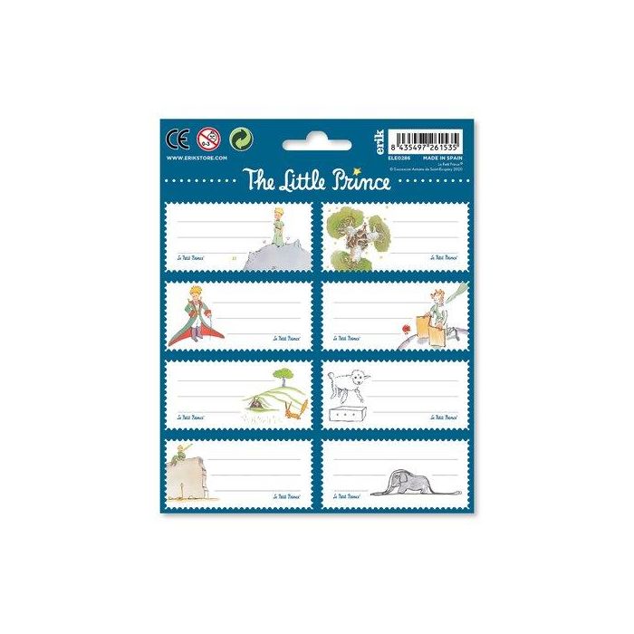 Etiqueta Escolar Erik 15,8X20 El Principito (Set de 10)