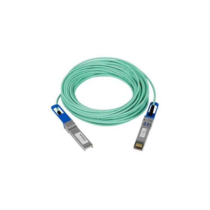 NETGEAR AXC7615 - Cable de Fibra Óptica para Módulos SFP+, 15 Metros, Compatible con Equipos Netgear y Estándares de Red