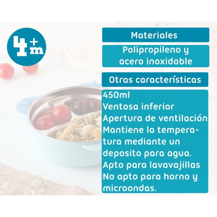 Recipiente Térmico Para Alimentos En Acero Inoxidable Azul 5 Recipiente Térmico Para Alimentos En Acero Inoxidable Azul 5