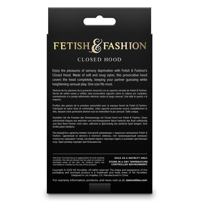 Máscara NS Novelties Fetish & Fashion 4 Máscara NS Novelties Fetish & Fashion 4