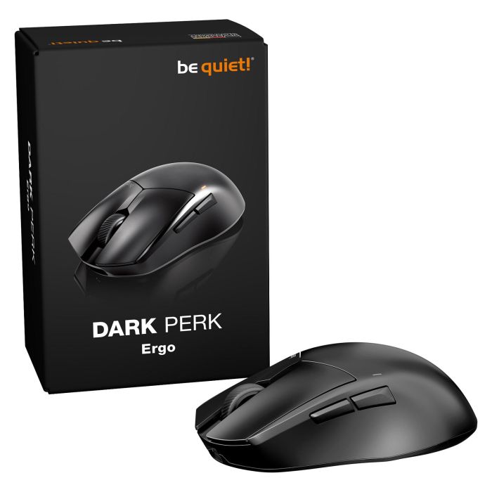 be quiet! Dark Perk Ergo Gaming Maus, Ratón Gaming Inalámbrico/Alámbrico 32000 DPI 0.125ms RGB PixArt PAW3950 USB-C Recargable 110h Negro 7 be quiet! Dark Perk Ergo Gaming Maus, Ratón Gaming Inalámbrico/Alámbrico 32000 DPI 0.125ms RGB PixArt PAW3950 USB-C Recargable 110h Negro 7