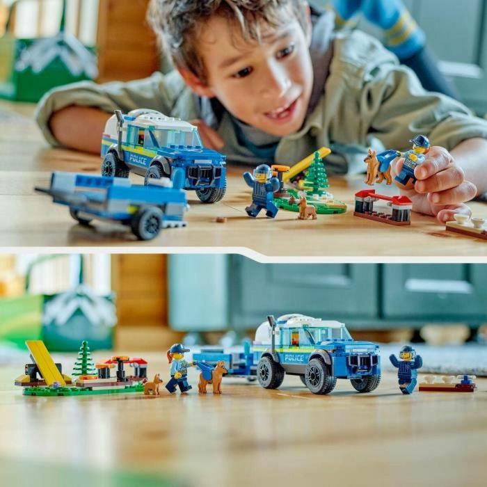 Lego Juego de Construcción City Entrenamiento Móvil Perros Policía 197 piezas, +5 años 1 Lego Juego de Construcción City Entrenamiento Móvil Perros Policía 197 piezas, +5 años 1