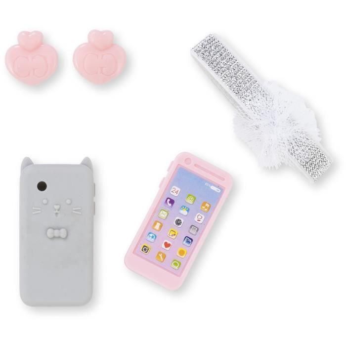 Corolle COR1697041136465 Muñeca Fashion Valentine Fashion Week Paris 28 cm con 4 accesorios, Aroma vainilla, para +4 años 5