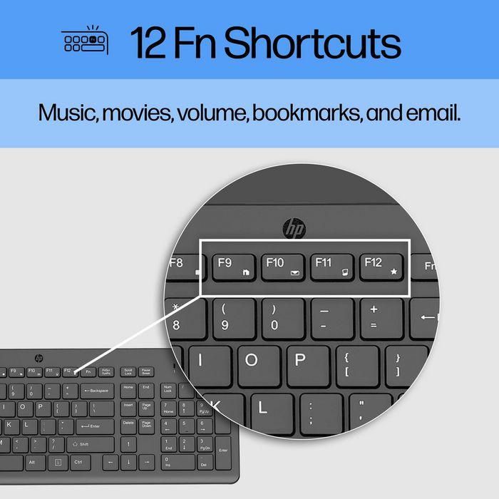 HP 150 Teclado con Cable USB Plug and Play Cómodo para Escritorio 17 HP 150 Teclado con Cable USB Plug and Play Cómodo para Escritorio 17