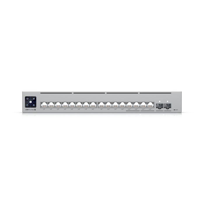 Ubiquiti L3 Switch Layer 3 Etherlighting™ 16 puertos 2.5GbE PoE++ 180W 2x SFP+ 84 Gbps AC/DC 1 Ubiquiti L3 Switch Layer 3 Etherlighting™ 16 puertos 2.5GbE PoE++ 180W 2x SFP+ 84 Gbps AC/DC 1