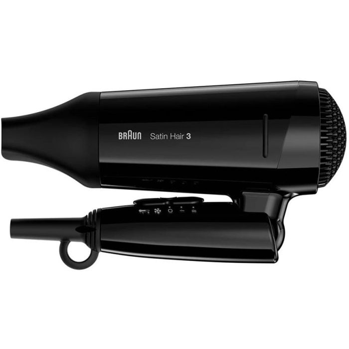 Braun Satin Hair 3 Style&Go Secador de Pelo Portátil 1600W Negro con Función Iónica, Mango Plegable y Doble Voltaje para Viaje 2 Braun Satin Hair 3 Style&Go Secador de Pelo Portátil 1600W Negro con Función Iónica, Mango Plegable y Doble Voltaje para Viaje 2