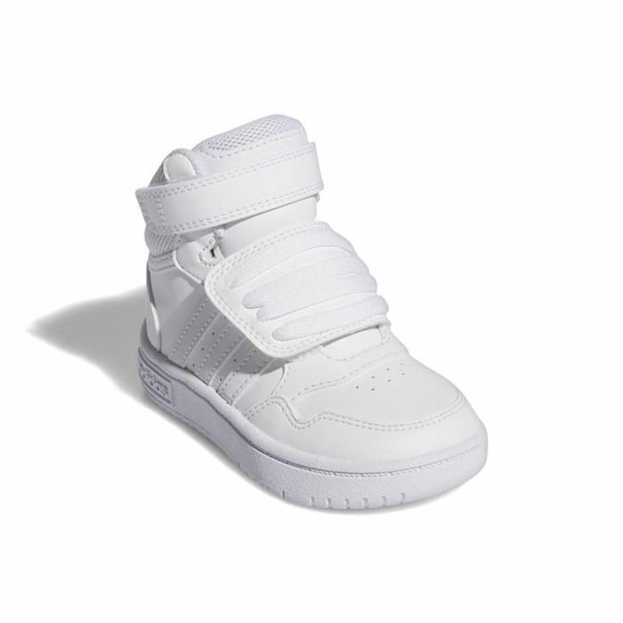 Zapatillas de Deporte para Bebés Adidas Hoops Mid 3.0 Blanco 2