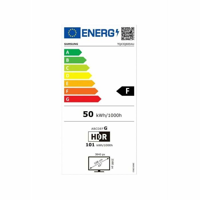 Smart TV Samsung TQ43Q60D 4K Ultra HD 43" QLED 1