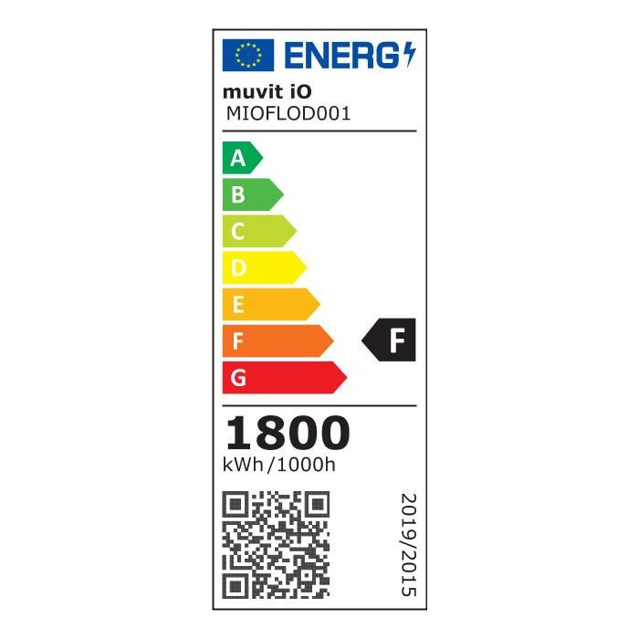 Foco Proyector Muvit MIOFLOD001 F Negro 20 W (2700 K) (6500 K) 4