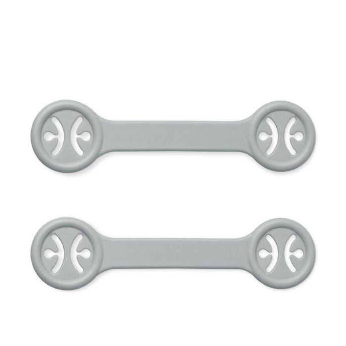 Sujeta Baberos Gris 2 Unidades 1 Sujeta Baberos Gris 2 Unidades 1